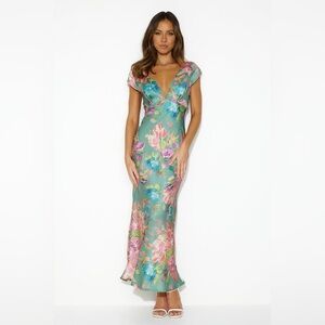 Hello Molly RAINNOVA MAXI DRESS GREEN - New with Tags!